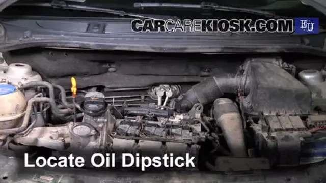 2007 Skoda Roomster HTP 1.2L 3 Cyl. Huile Vérifier le niveau de l'huile